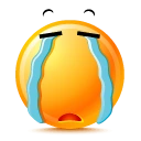 大黄脸哭泣表情包