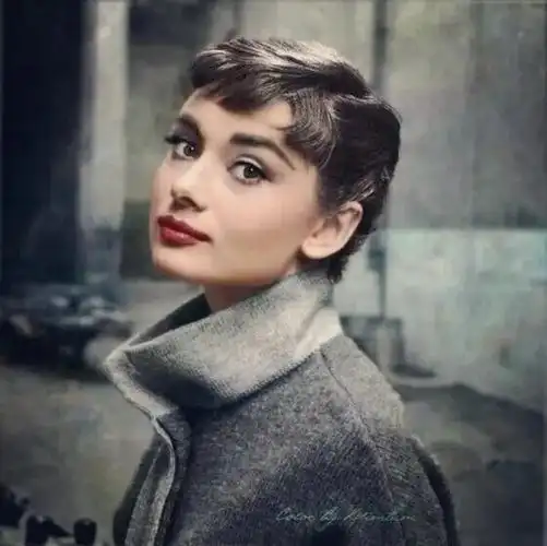 奥黛丽61赫本彩色照片合集