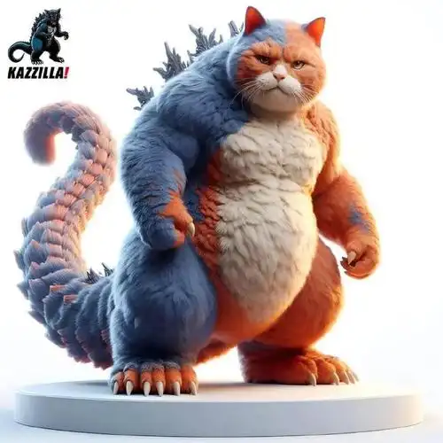 肥猫版哥斯拉,让喜欢猫和喜欢哥斯拉的人,都沉默了