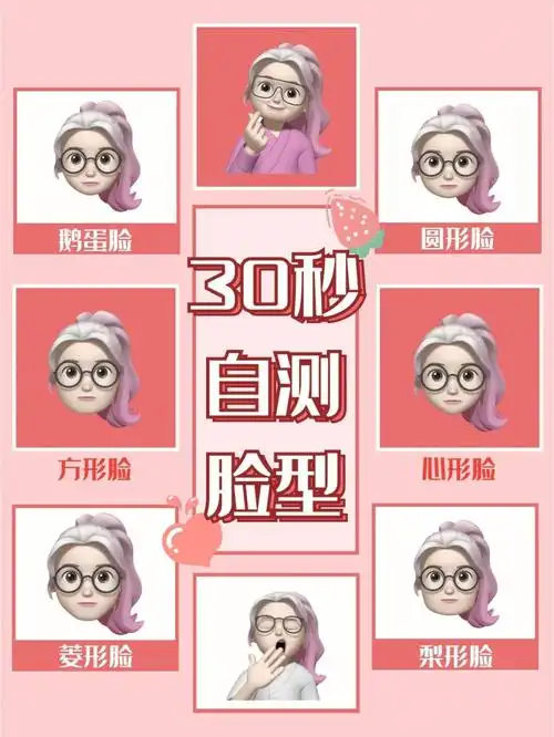 73看脸型挑眼镜30秒快速自测脸型