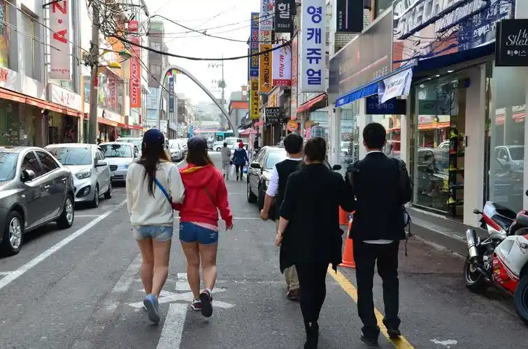 韩国街头,异域风情,随手拍-搜狐大视野-搜狐新闻