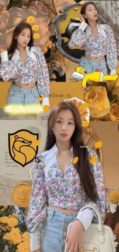 虞书欣 拼接壁纸 cr:宫村优子