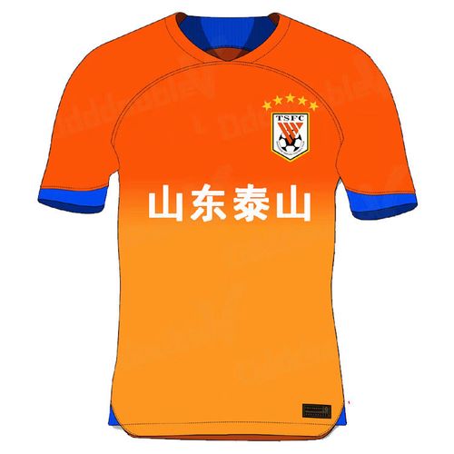 2024山东鲁能泰山球衣中超主场比赛服夏季短袖泰山主场球衣队服