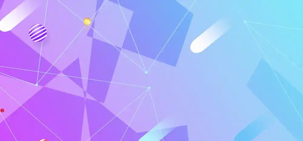 服装销售蓝色背景简约风海报banner