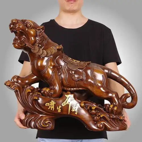 招财虎摆件生肖虎客厅办公室老板桌面摆设乔迁开业高档创意礼品