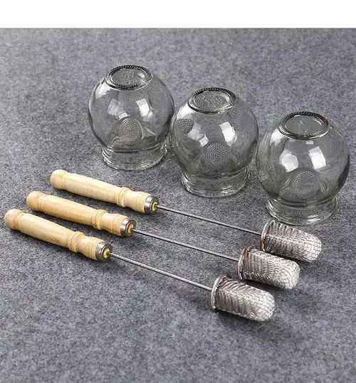 拔罐点火棒火罐 火把棉花酒精棒烫加长烧不黑拔罐用的点火棒 【钢网3