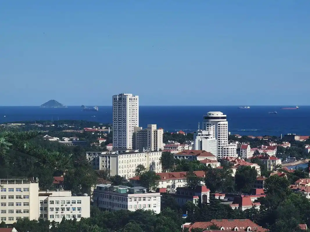 第二波青岛景点打卡照片,信号山公园位置 - 抖音