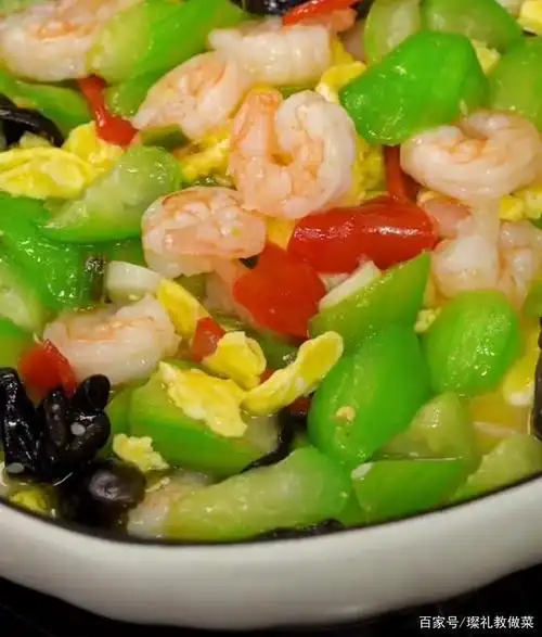 丝瓜虾仁炒蛋,夏天必备的一道菜