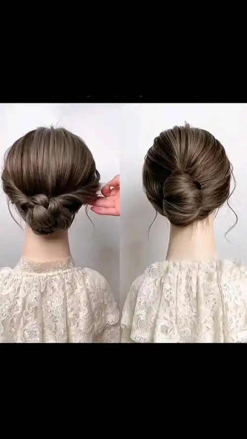 法式优雅低盘发,总有一款适合你.-度小视