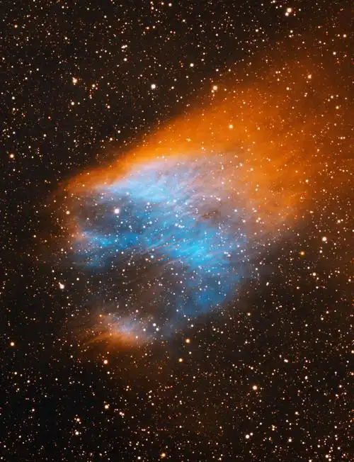 看那个行星状星云sh268更好地被称为火焰