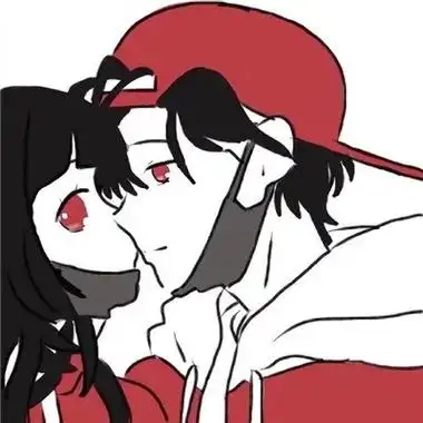 动漫情头一男一女两张 高清好看的二次元情头一对一男一女_情侣头像