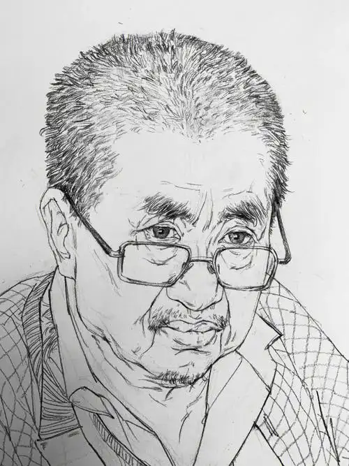 线描头像示范统考校考素描新方向