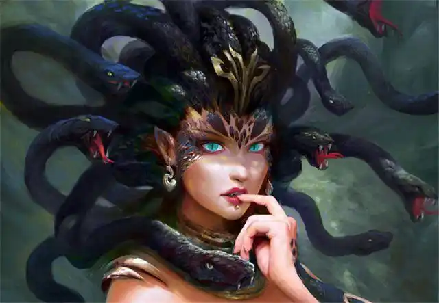 从美人到蛇发女妖一开始的美杜莎其实并不邪恶她都是被逼的