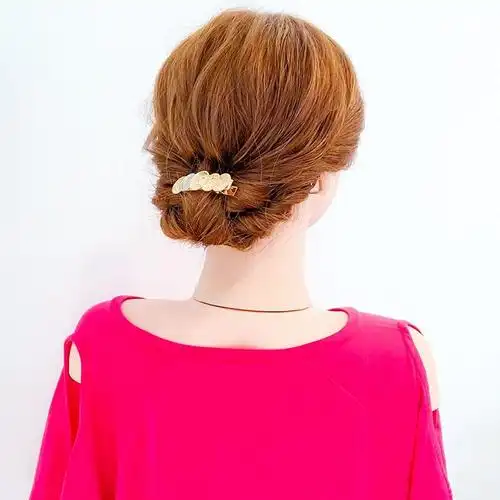 简单的编发发型长发这样编优雅有气质