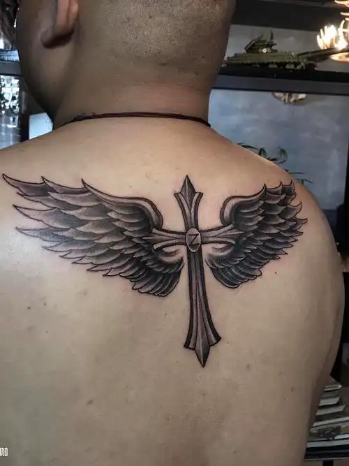翅膀_纹身图案手稿图片_针匠的纹身作品集
