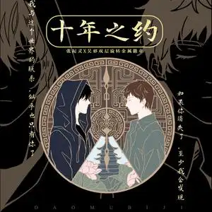 盗墓笔记 瓶邪双层旋转金属徽章 十年之约 张起灵 吴邪