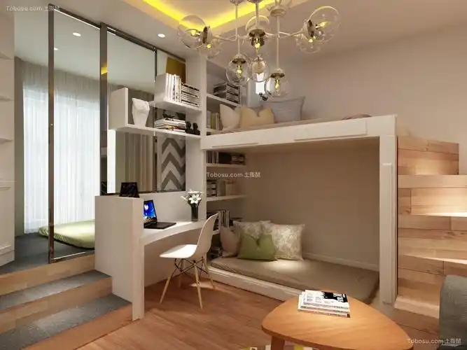现代风格50平米小户型室内装修效果图