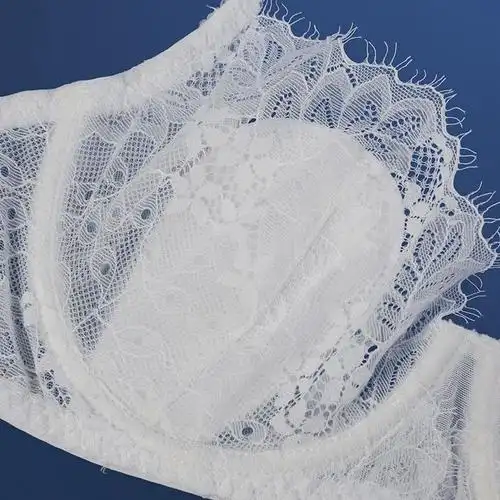 超薄单层内衣性感文胸透明薄款蕾丝大码显小薄款大胸 [单件/套装]