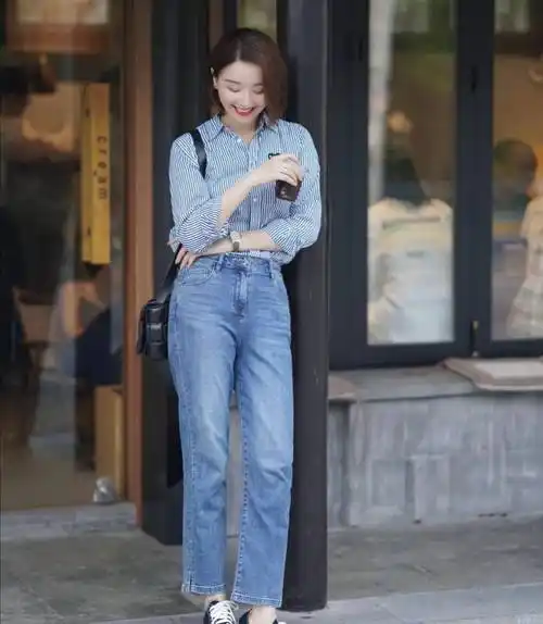 开春牛仔裤怎么穿才高级?2点技巧3个搭配,谁都能学会