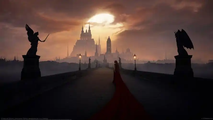 天使与魔鬼4k壁纸