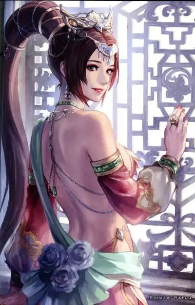 貂蝉真三国无双15周年原画