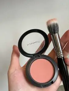 mac魅可矿物质腮红提升气色蜜桃melba/harmony/mocha/gingerly