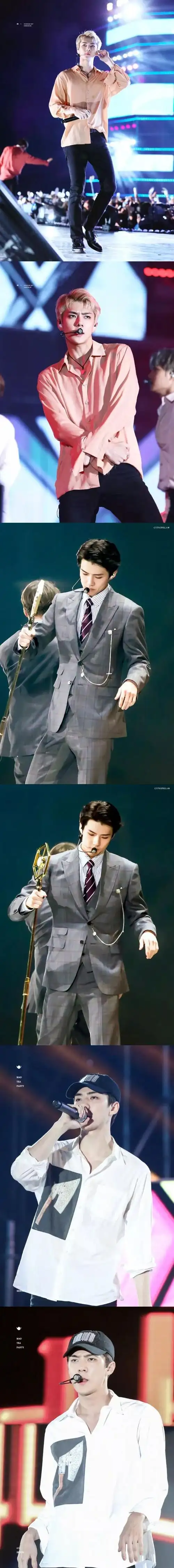 舞台上的吴世勋妥妥的王者啊67676767