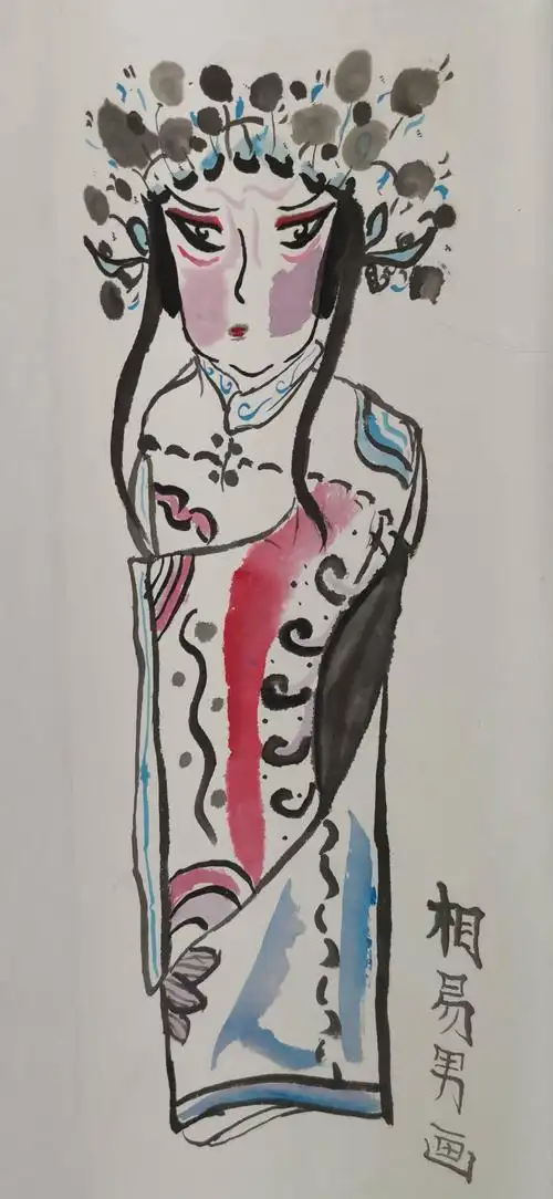 童趣墨韵——《戏曲人物》儿童水墨画课堂