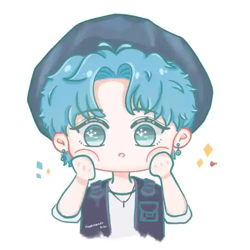 王一博 酷盖 q版 手绘 ()