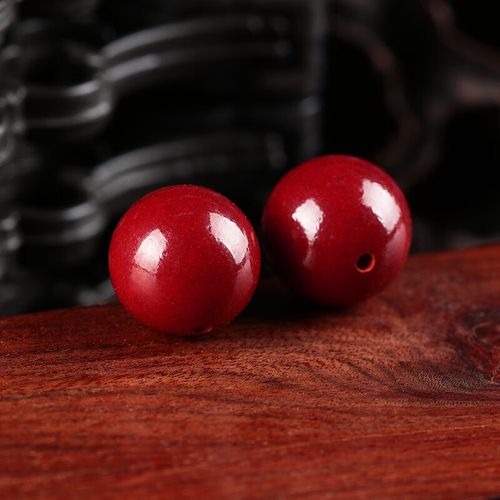 织舞朱砂散珠 单颗单珠 紫金砂佛珠手串手链diy手工串珠饰品配件 紫金