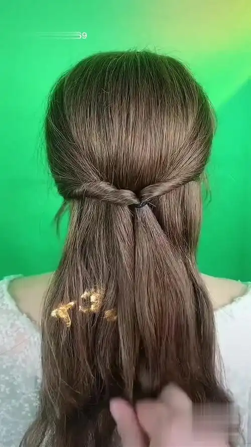 简约大方旗袍发型燕姐编发 编发教程 创作灵感 扎发教程 旗袍发型