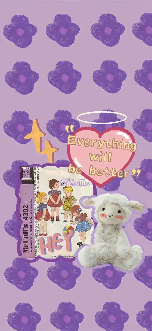 紫色系手机锁屏壁纸