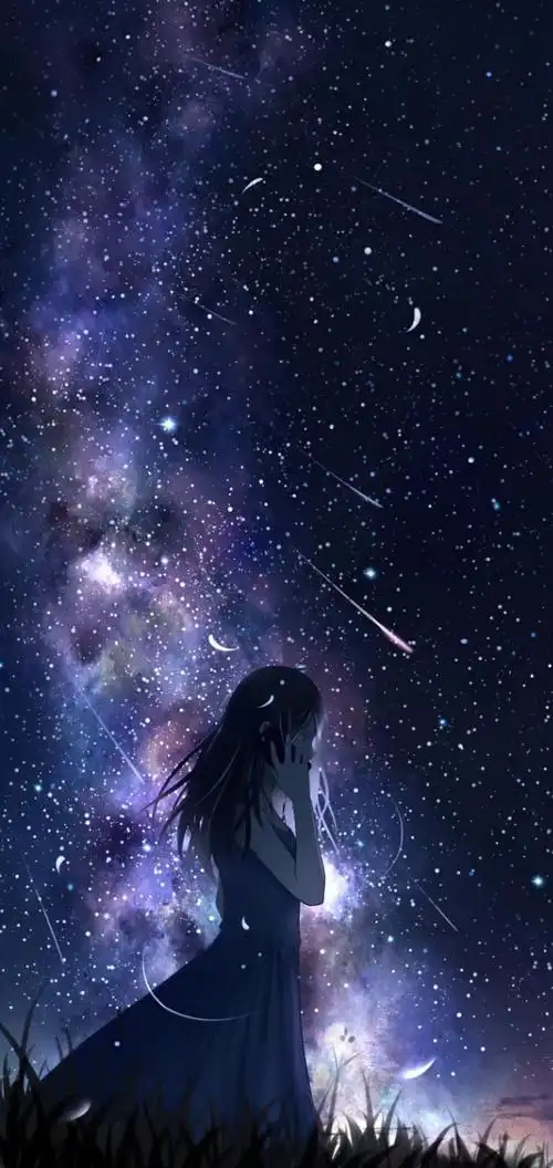 出单:星空动漫少女壁纸