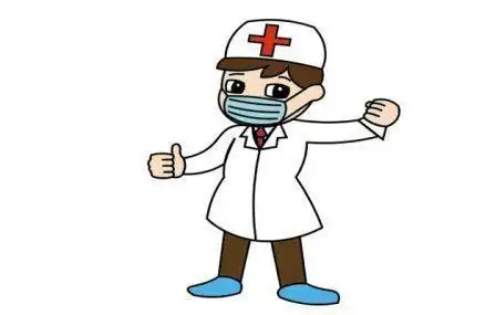 戴口罩的医生简笔画怎么画