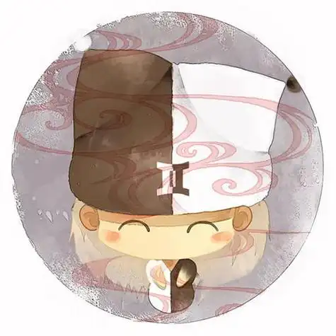 双子座星座系列圆头像据说双子座都是高智商的小天使