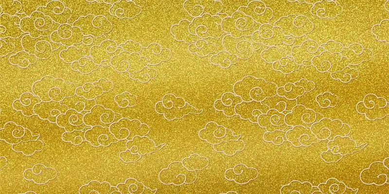 金色烫金暗云纹展板背景金色花纹