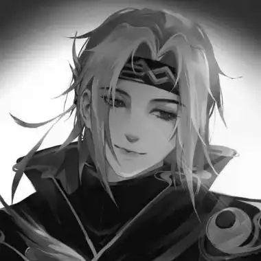 古风男生头像漫画帅气黑白