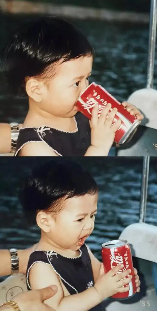 王嘉尔小时候真的爆可爱了
