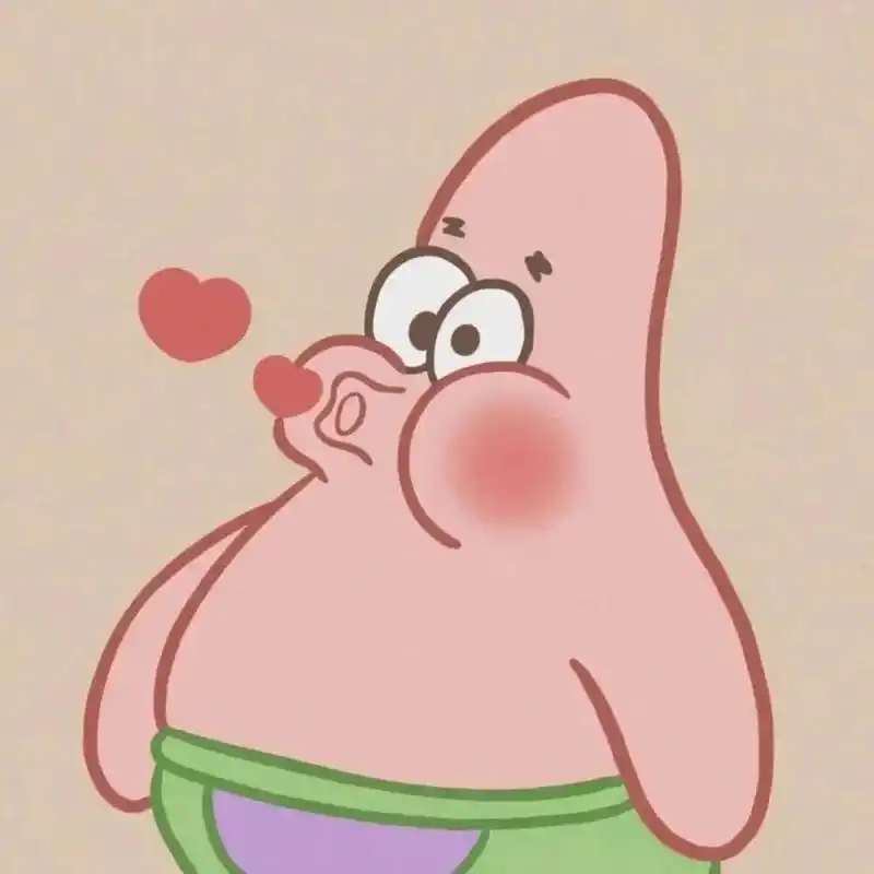 海绵宝宝派大星情侣头像系列