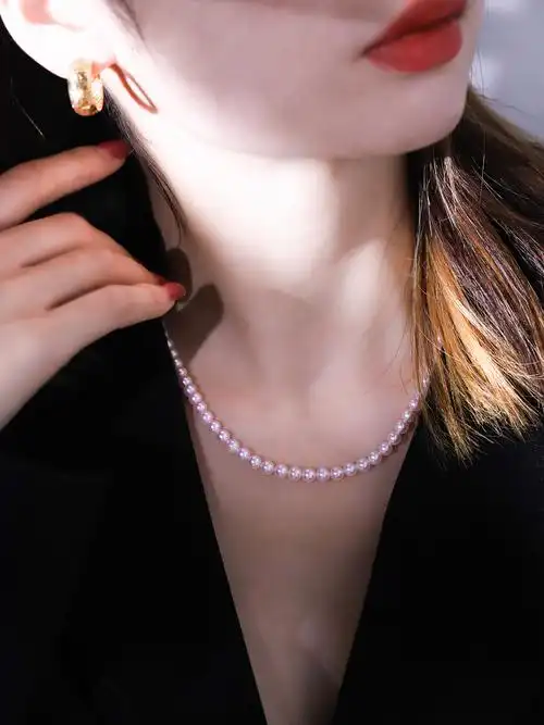 akoya稀缺baby珠 天然海水珍珠项链