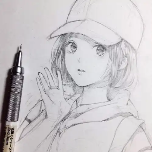 让你回忆起用铅笔画漫画人物的岁月,来自于日本画师shinji chibana的