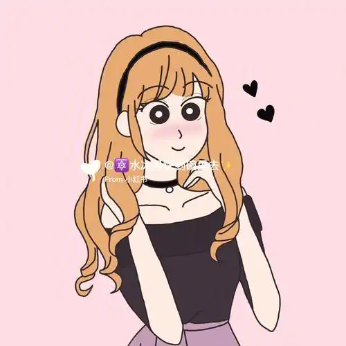 手绘卡通女生头像20210801