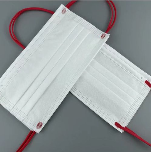 时尚成人白色一次性口罩男女个性防尘透气防紫外线薄款网红彩绳潮