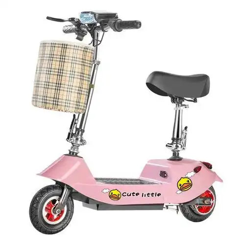 迷你电动车电瓶车小型男女成人代步可折叠电动滑板车轻便式小海豚