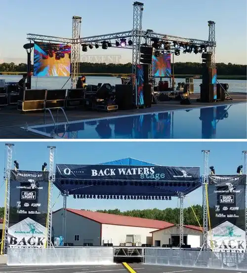 户外音乐会舞台系统铝桁架音乐会舞台
