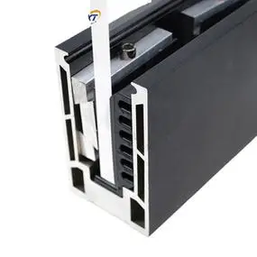 铝合金优质玻璃u槽玻璃铝栏杆铝型材