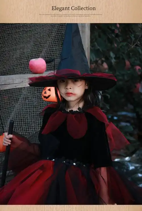 新娘公主礼服裙毒皇后角色扮演出服红女巫100cm100cm身高95105cm体重