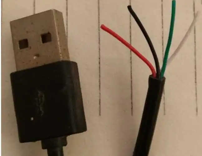 手机安卓数据线接线图-四线焊接图与功能解析