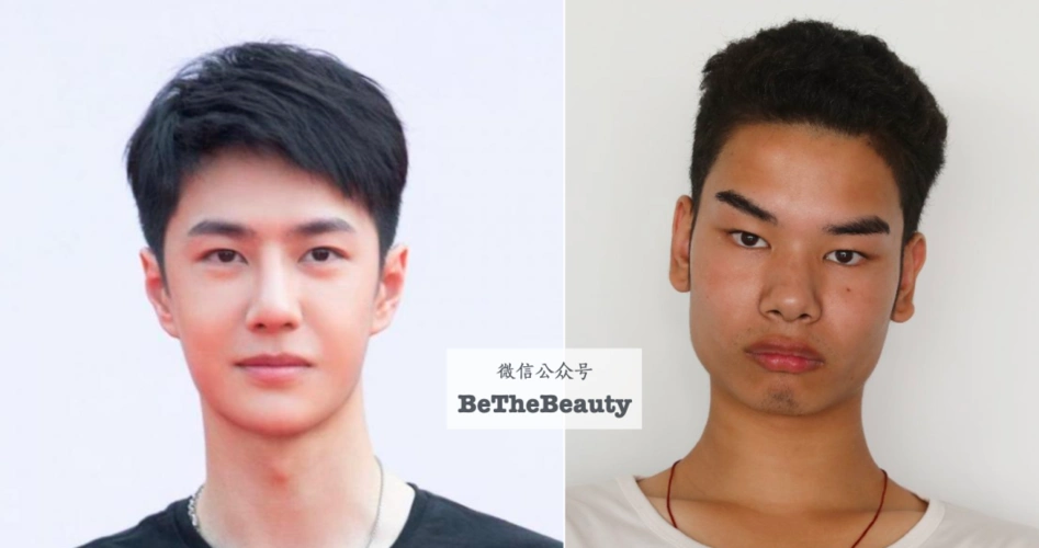 但如果抛开「长得像说明颜值接近」的成见,客观对比小吴和王一博