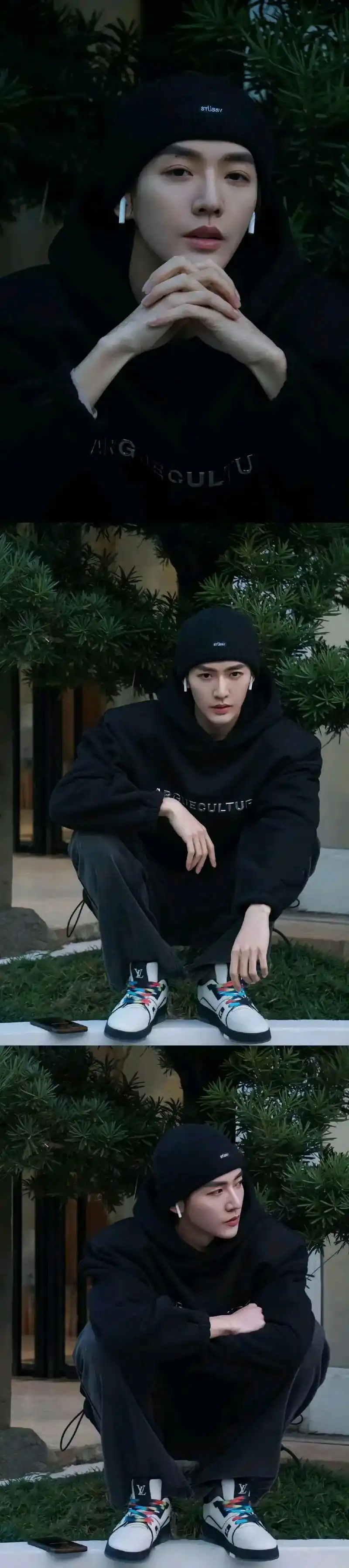 早期的邓为简直太潮了,主持人问他,考古你之前的照片,大家都说被你治